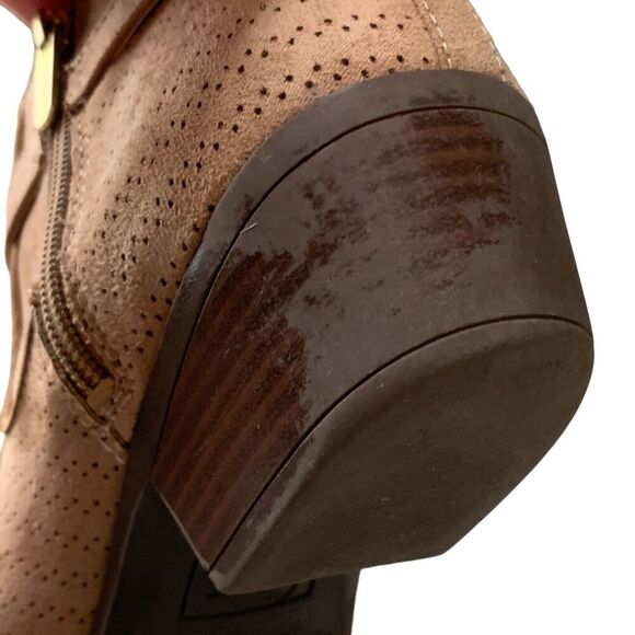 Circus by Sam Edelman Ankle Boots WOMEN'S Size 8.5 Brown Suede Leather 8 1/2 - Picture 13 of 16